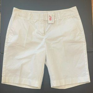 Brand New Vineyard Vines White Bermuda Shorts Size 8